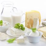 Assortment of dairy products